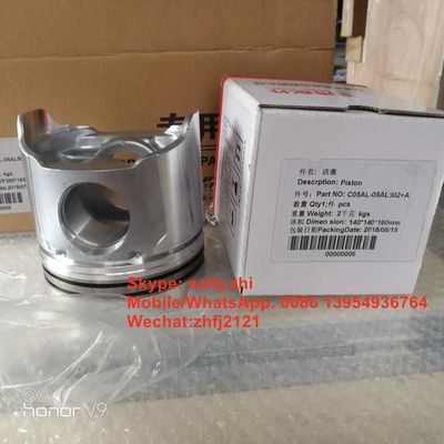 pistón original C05AL-05AL502+A para el motor SC11CB220G2B1, piezas principales del shangchai del motor del shangchai para el cargador LG958 de la rueda